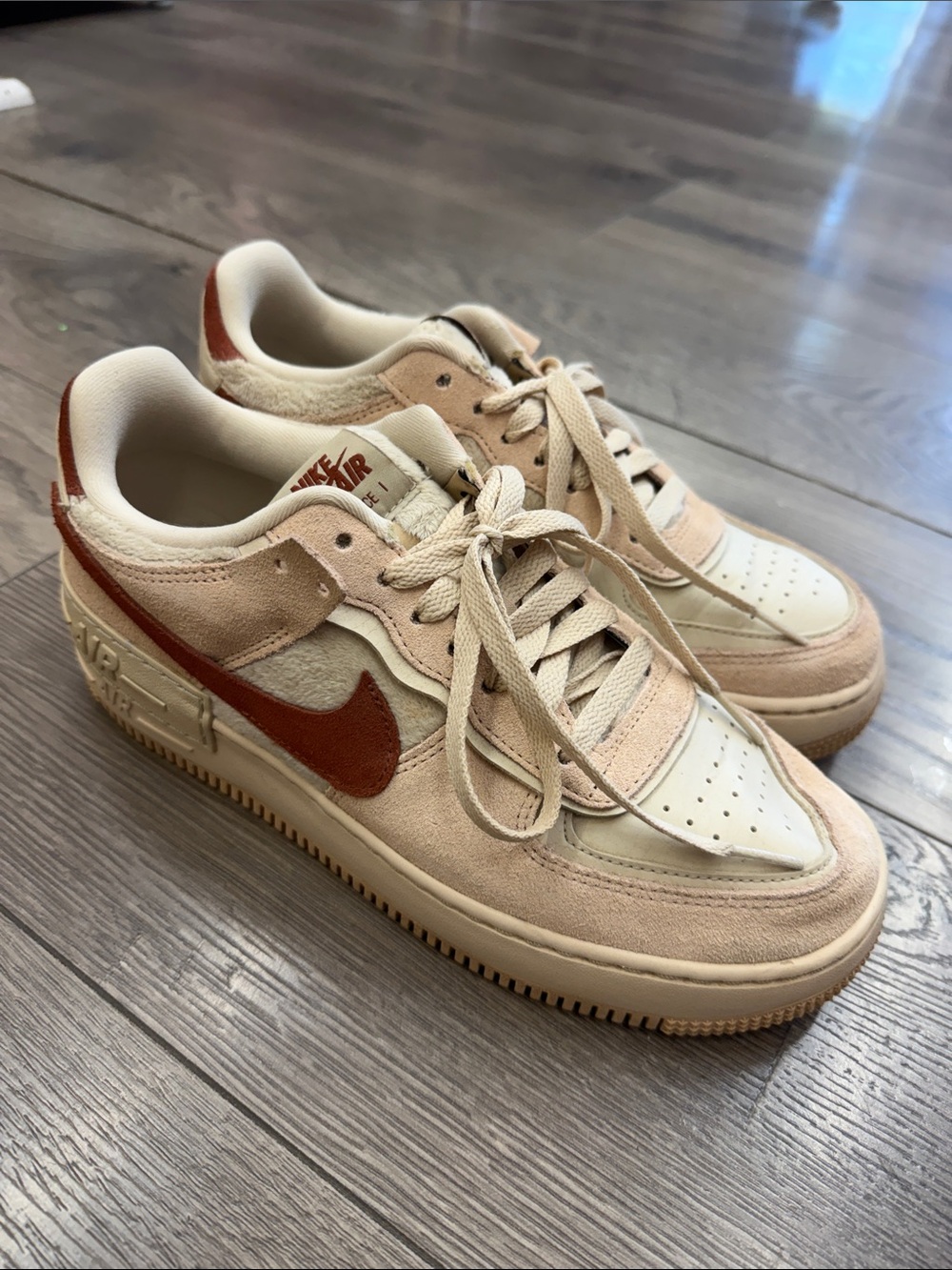 Nike Air Force 1 Shadow "Shimmer" women's sneakers